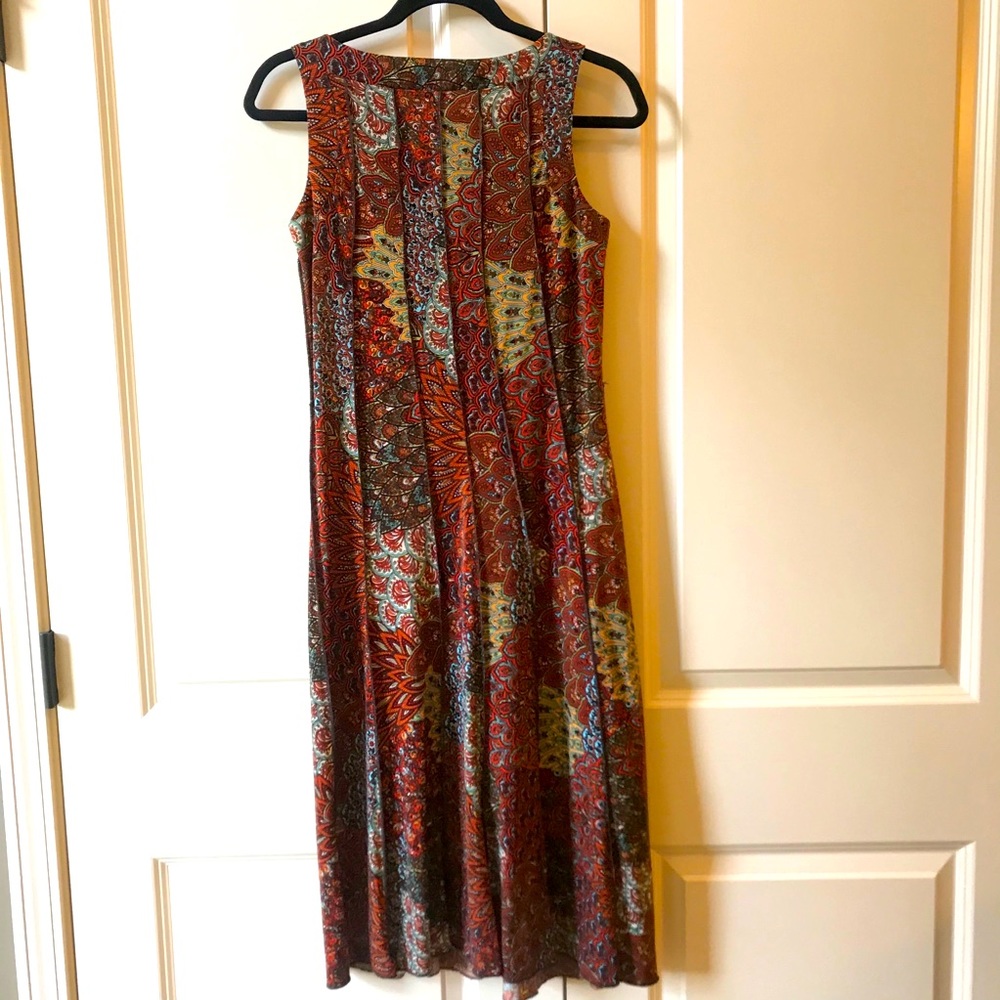 Euc Perseption Concept Psychedelic Midi Dress - image 4